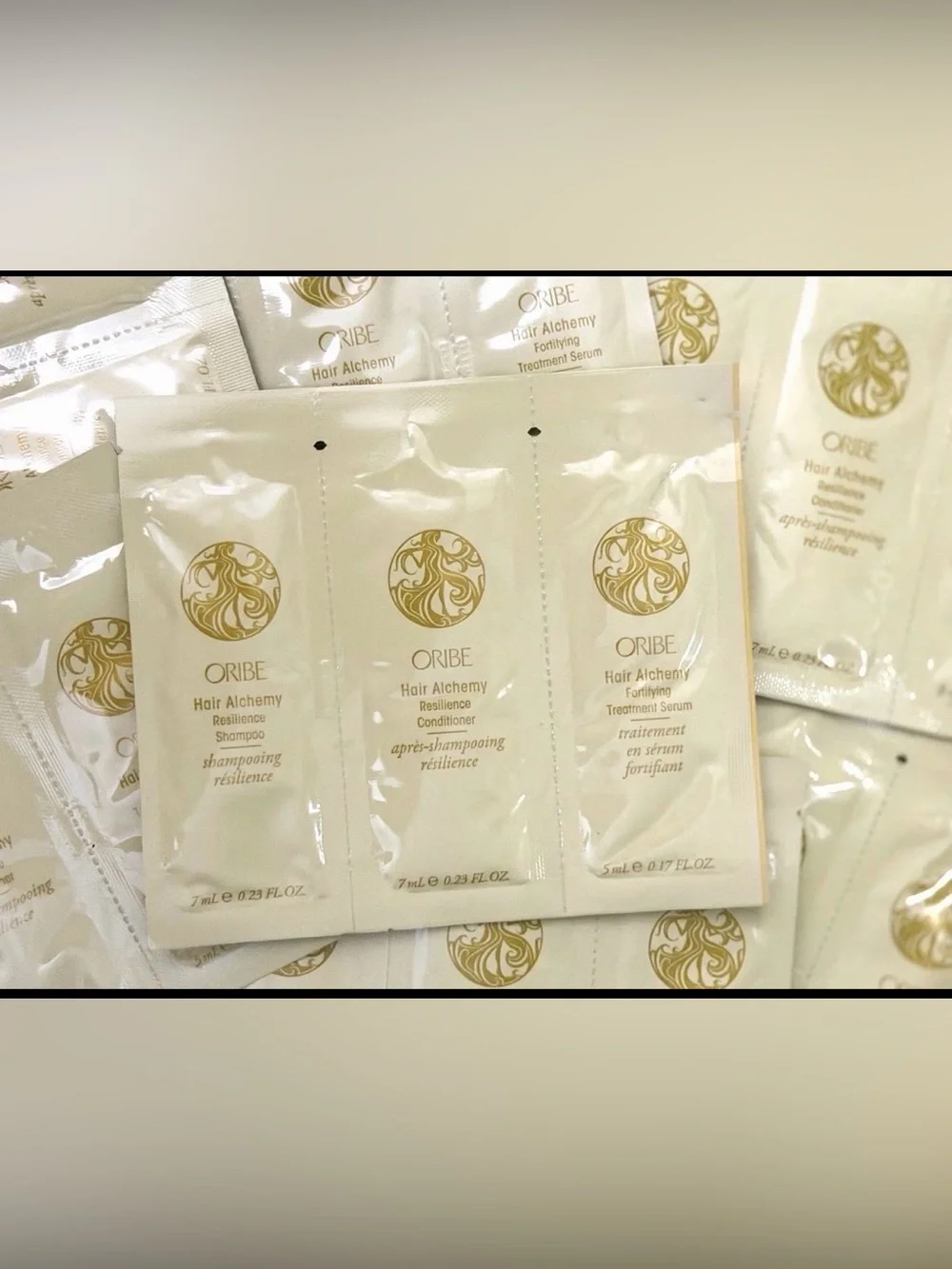 Oribe Hair Alchemy Resilience Shampoo & Conditioner Treatment Serum 3pk x 10